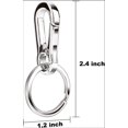 thumbnail image 2 of Llavero de metal Llavero Organizador de clips para llaves de auto de servicio pesado, aleación de zinc, 3 unidades JAMW  Sencillez, 2 of 5