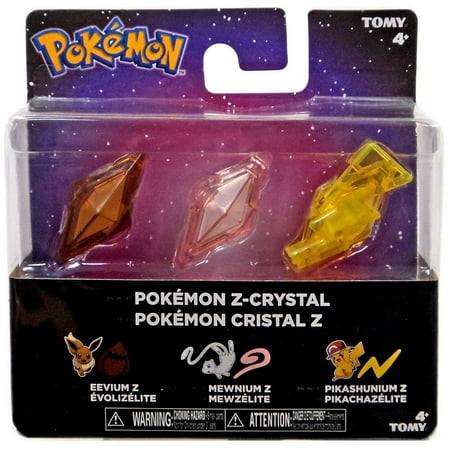 Pokemon Z-Ring Eevium Z, Mewnium Z & Pikashunium Z Crystal