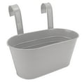 thumbnail image 1 of Hanging Flower Planter Iron Bucket Flower Pot For Garden Decor With Detachable Hook, 1 of 8
