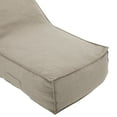 thumbnail image 6 of Christopher Knight Home 48" Outdoor Bean Bag Lounge Chair, Plush Foam Filled, Patio Garden Seating, Beige, 6 of 10