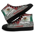 thumbnail image 4 of My Heart Is In Mexico High Top Canvas Shoes Sneakers Black Size 13, 4 of 7
