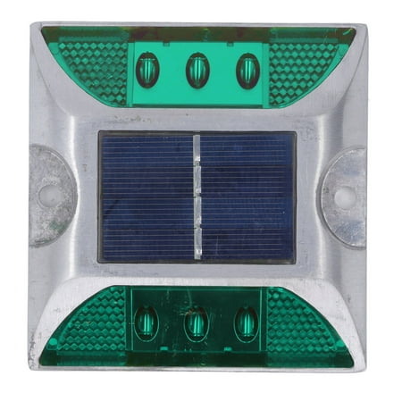 

Solar Road Stud Light Cast Aluminium Alloy for Driveway Step Sidewalk Stair Outdoor IP68 Waterproof Road Marker Green Light