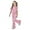 Pink, variant on Girls Casual Outfit Sets Stylish Short Sleeve Top with Long Pants Girls Clothing,Pink,11Y