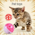 thumbnail image 4 of Multicolor Hohlglockenkugel Plastikkatze Hunde Spielzeug 2021 Sound Bell A0R5, 4 of 5