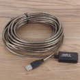 thumbnail image 1 of 10M Usb 2.0 Type A Male To Female Extension Extender Cable Cord Black,Extension Cord Amplifier, 1 of 9