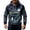 Gray, variant on Halloween Men's Casual Hooded Long Sleeve Sweatshirt - Pullover Top for Men, with Halloween Print, Cozy Sweatshirt and Fall Top