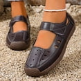 thumbnail image 6 of Xfvqtps Womens Casual Walking Sandals Closed Toe Sandals Hook and Loop Strap Hollow out Breathable Comfortable Shoes, 6 of 9