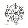 thumbnail image 4 of Sintosin Metal Art Wall Decor 36" x 24", Rustic Wrought Iron Scroll Wall Art for Bedroom, Living Room, Entryway & Farmhouse Home Decor, 4 of 10