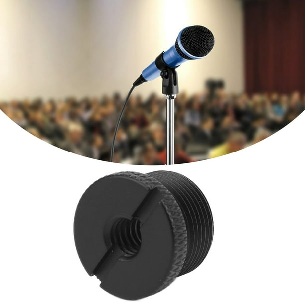 Domqga Mic Stand Thread Adapter, Mic Screw Adapter Clear Thread For