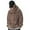 Khaki, variant on Men's Embroidered Lettering Hoodie Casual Pullover Sweatshirt For Athletic Streetwear Comfort Fit Oversized Pullover Long Sleeve Crewneck Casual Tops