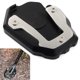 thumbnail image 1 of Placa de extensión de caballete lateral CNC compatible con Honda CRF1100L L4 Africa Twin, color negro, 1 of 4