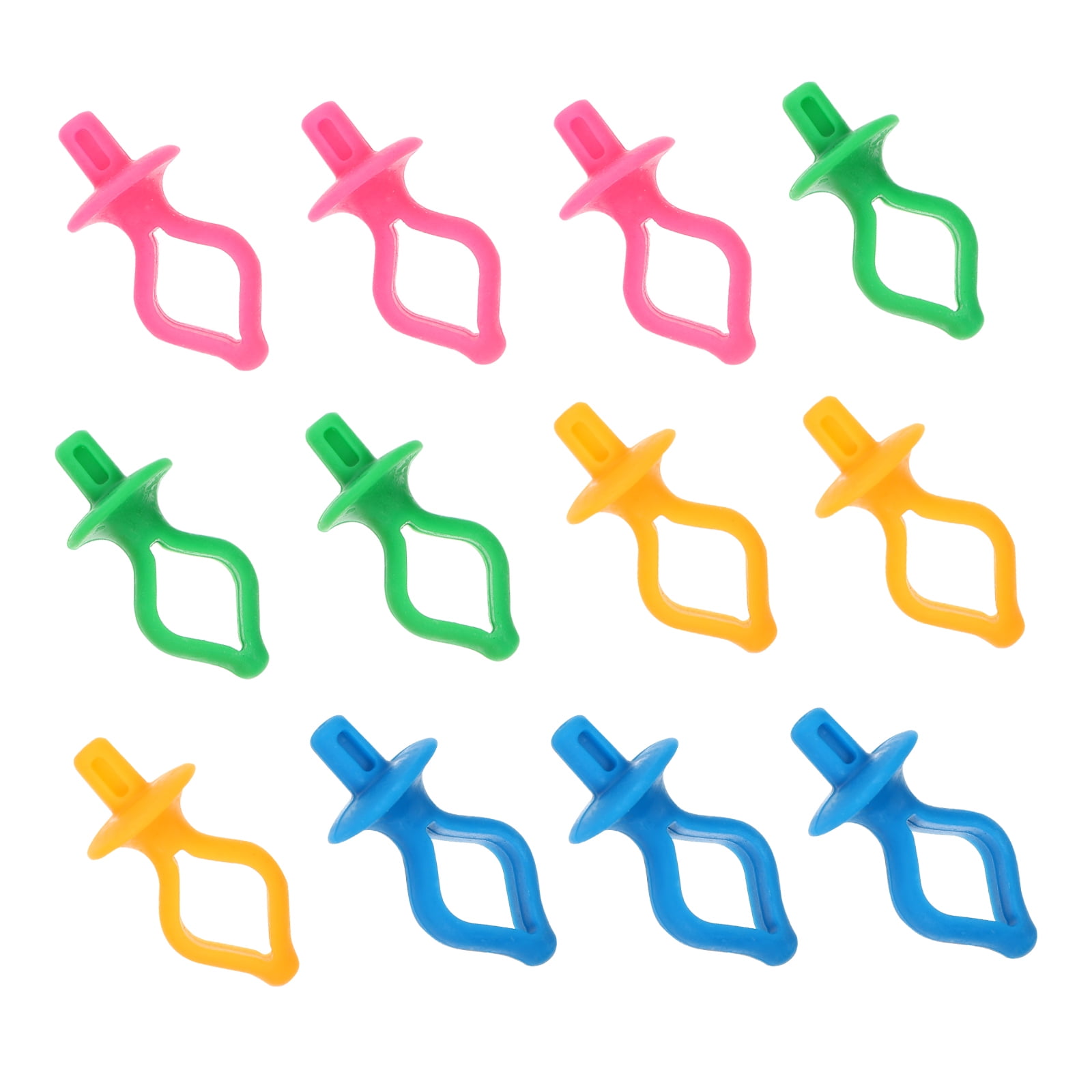 OFFIGAM 12Pcs Silicone Bobbin Clips Thread Fixators for Sewing Supplies