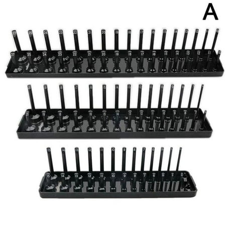 

Hansen 3pc Socket Organizer Tray Rack Holder Metric SAE SALE HOT Green F0P4