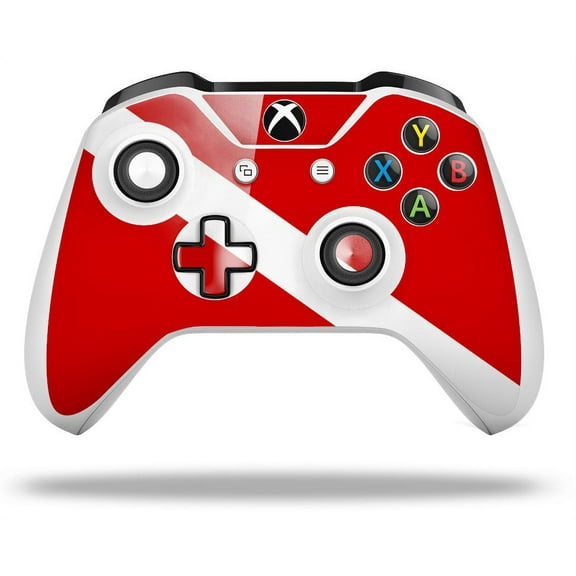 WraptorSkinz Decal Skin Wrap Set works with 2016 and newer XBOX One S / X Controller Dive Scuba Flag (CONTROLLER NOT INCLUDED)