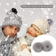thumbnail image 3 of Yuarrent Bolas de piel de zorro pompones DIY sombreros de invierno bufanda Skullies de punto DIY manualidades hechas a mano fiesta Navidad ropa de felpa Artesanía gris Yuarrent HA059883-03, 3 of 6