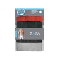 thumbnail image 2 of Bóxer Zaga para Hombre, Largo Microfibra Rojo Gris 2 Piezas Talla M, 2 of 4