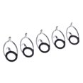 thumbnail image 2 of LOVIVER Prettyia 5pcs Ceramic Eyes Fishing Rod Guide Stainless Diameter 13.8mm, 2 of 8