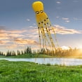 thumbnail image 3 of 8M Flying Octopu con Mango Y Cuerda Sin Marco para Principiantes Long Tail Amarillo Sunnimix volar cometas, 3 of 7