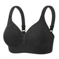 thumbnail image 1 of Soutien-Gorge Léger en Dentelle Brodée pour Femmes Sans Armature - Fermeture avant Réglable Soutien-Gorge en Nylon Extensible Doux pour Usage Quotidien, 1 of 2