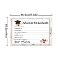 thumbnail image 3 of Graduation, Note, Blank Fill-In Advice Cards, Graduation Party Activity, High School College Grad Events, Off-White, 5 Pack, 3 of 8