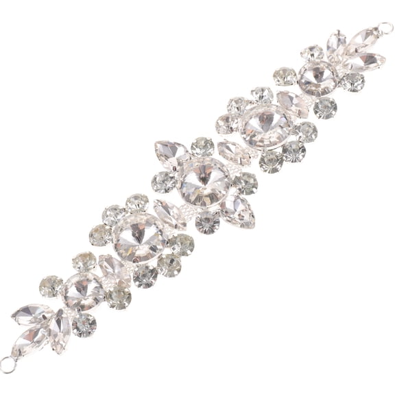 LOLIPPYY Wedding Rhinestone Applique Wedding Sash Belt Wedding Dress Decorative Patch