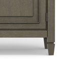 thumbnail image 3 of Connaught 40 inch Wide Solid Wood Traditional Entryway Storage Cabinet in Farmhouse Grey, 3 of 11