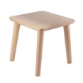 thumbnail image 2 of BRI Taburetes de madera multiusos para el hogar, banco pequeño y bonito, asiento para niños, taburete de muebles DIY, Color madera cuadrado, 2 of 10