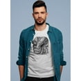 thumbnail image 2 of Curled Up Man T-Shirt Men -Mohsen Najafi Designs, Male Small, 2 of 4