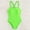Green, variant on Girls 1 Piece Swimsuit Sleeveless Bathing Suit Quick Dry Swimwear Cross Shoulder Strap Tween Girl Bathing Suits 10-11 Years