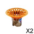 thumbnail image 1 of Drenaje De Piso Perfecl Inserto De Drenaje Unidireccional Para Ducha Cocina Baño Naranja 2 piezas, 1 of 8