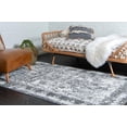 thumbnail image 2 of Unique Loom 3142568 8 x 10 ft. Vivaldi Rosso Rectangular Rug, Gray, 2 of 2