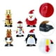thumbnail image 3 of 5pcs santa nieve muñeco de viento juguetes dibujos animados juguetes para caminar favores de fiesta de Navidad, 3 of 5