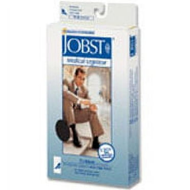 Jobst Medical Legwear For Mens Socks, Knee High 15-20 Mmhg Compression, Black Color, Size: Xtra Large - 1 Box