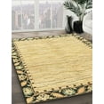 thumbnail image 3 of Ahgly Company Machine Washable Indoor Square Abstract Cinnamon Brown Area Rugs, 6' Square, 3 of 7