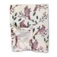 thumbnail image 4 of Mainstay Printed Textured Plush Throw 50” x 60” Cardinal, 4 of 7
