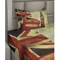 thumbnail image 2 of Ambesonne Travel Fitted & Top Sheet Set with Sham, Big Ben England London, Multicolor, 2 of 4