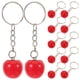thumbnail image 1 of 16 llaveros de tomate: llavero de tomate de resina con colgante, amuleto vegetal de resina realista para regalos de fiesta, decoración de mochilas y gestión de llaves., 1 of 6