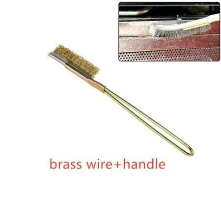 

BAMILL Mini Wire Brush Brass Nylon & Steel Brushes Rust Remover Cleaning Polish Grinder