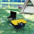 thumbnail image 5 of Outdoor Folding Table Portable Picnic Camping Table For Garden Fishing Beach A Cute Black Cat, 5 of 7