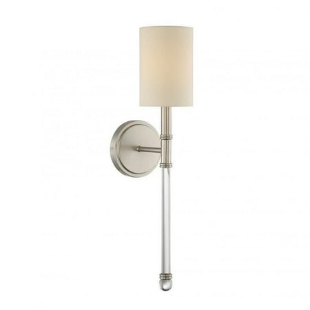Savoy House Fremont 1 Light Sconce in Satin Nickel