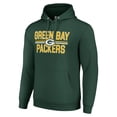 thumbnail image 2 of Unisex Starter Green Green Bay Packers Team Mesh Print Graphic Tri-Blend Pullover Hoodie, 2 of 3