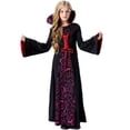 thumbnail image 1 of 2DXuixsh Robes pour Filles Halloween Robe à Manches Longues avec Ensemble Robe de Fête Halloween Robe Évasée Noire Taille 130, 1 of 7
