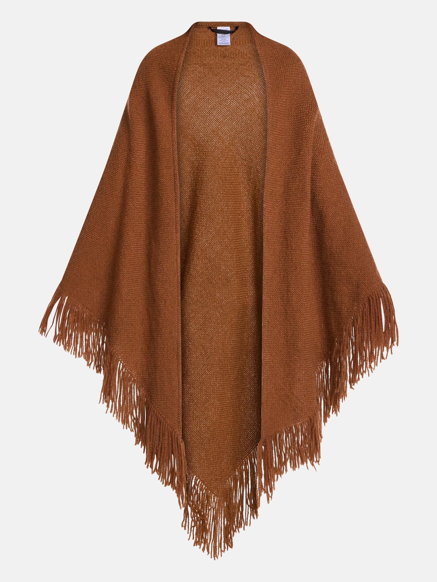 Scenario Women's Fringe Shawl, Caramelized