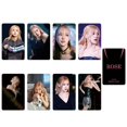 thumbnail image 1 of KPOPBP - Juego de 8 tarjetas con foto de rosa negra y rosa para decoración de fiestas de cumpleaños parpadeantes, 1 of 3