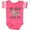 Football Pink and White, variant on Inktastic My Mimi Loves Me Sloth Girls Baby Bodysuit