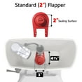 thumbnail image 3 of 2" Universal Toilet Flush Valve Repair Kit with Adjustable Toilet Flapper, 3 of 5