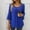 Blue, variant on Hot days, bold styles Olyvenn Women's Plus Size Ruffle 3/4 Sleeve Blouses Casual Elegant Dressy Crew Neck Double Layers Sparkly Mesh Tunic Tops Black XL