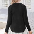 thumbnail image 4 of fatyb Knit Girls Long Sleeve Ribbed Tunic Tops Casual Pullover Kids Shirts Lightweight Blouses 5-14 Years, 4 of 7