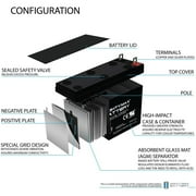 12 VOLT 9 AH SLA BATTERY NB terminal - 10 Pack
