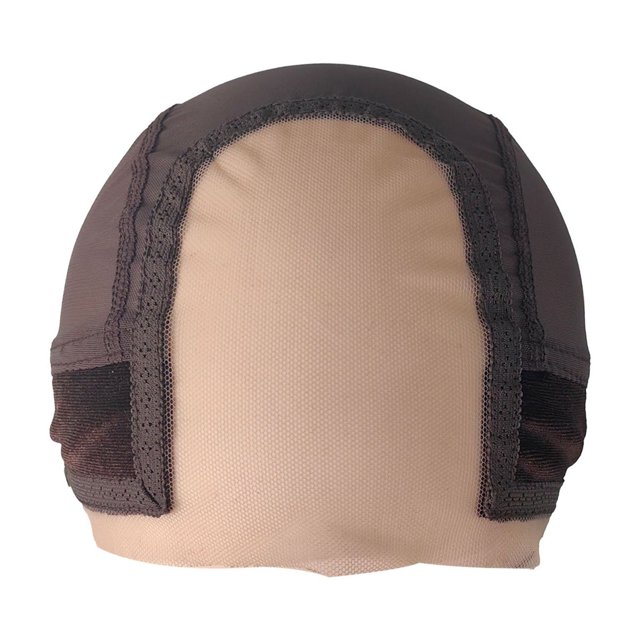 Perruque en Forme de U Capuchon en Maille 4*5 Pouces Noir Double Velours Dentelle Perruque Cap